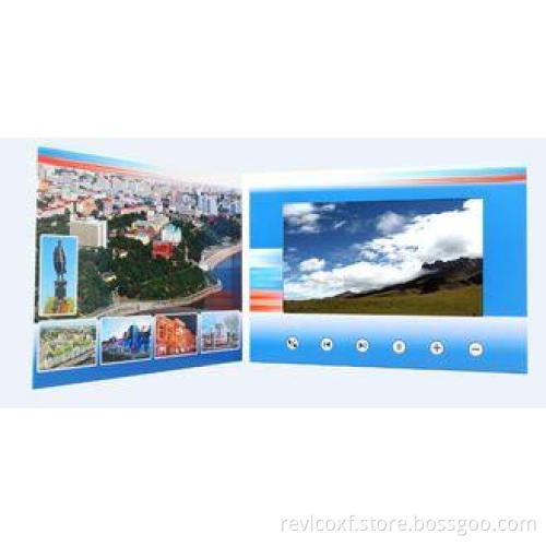 promotional opening veremonies lcd video card with Magnetic